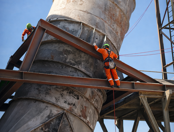 Lucrări de mentenanţă fabrică de ciment